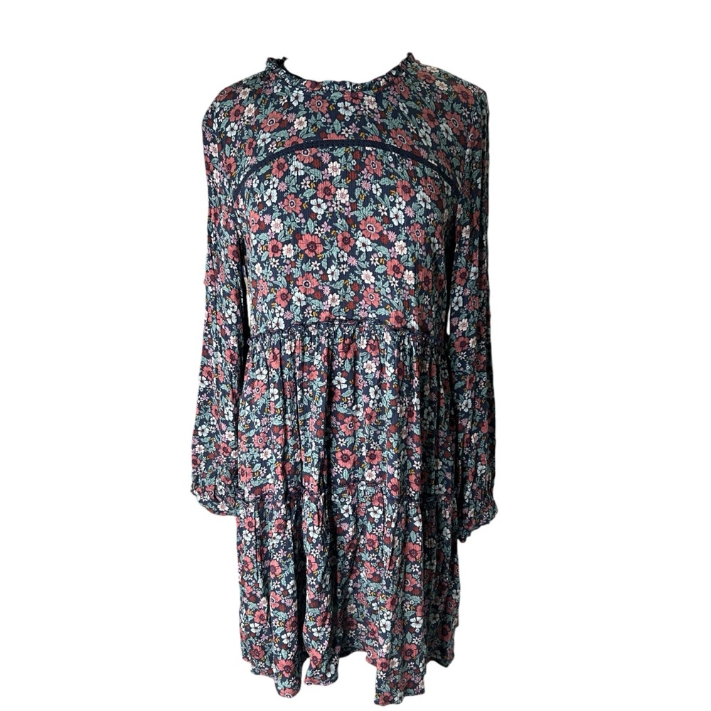 Women’s Knox Rose Target Blue Floral Spring Shift Dress NWT! Medium